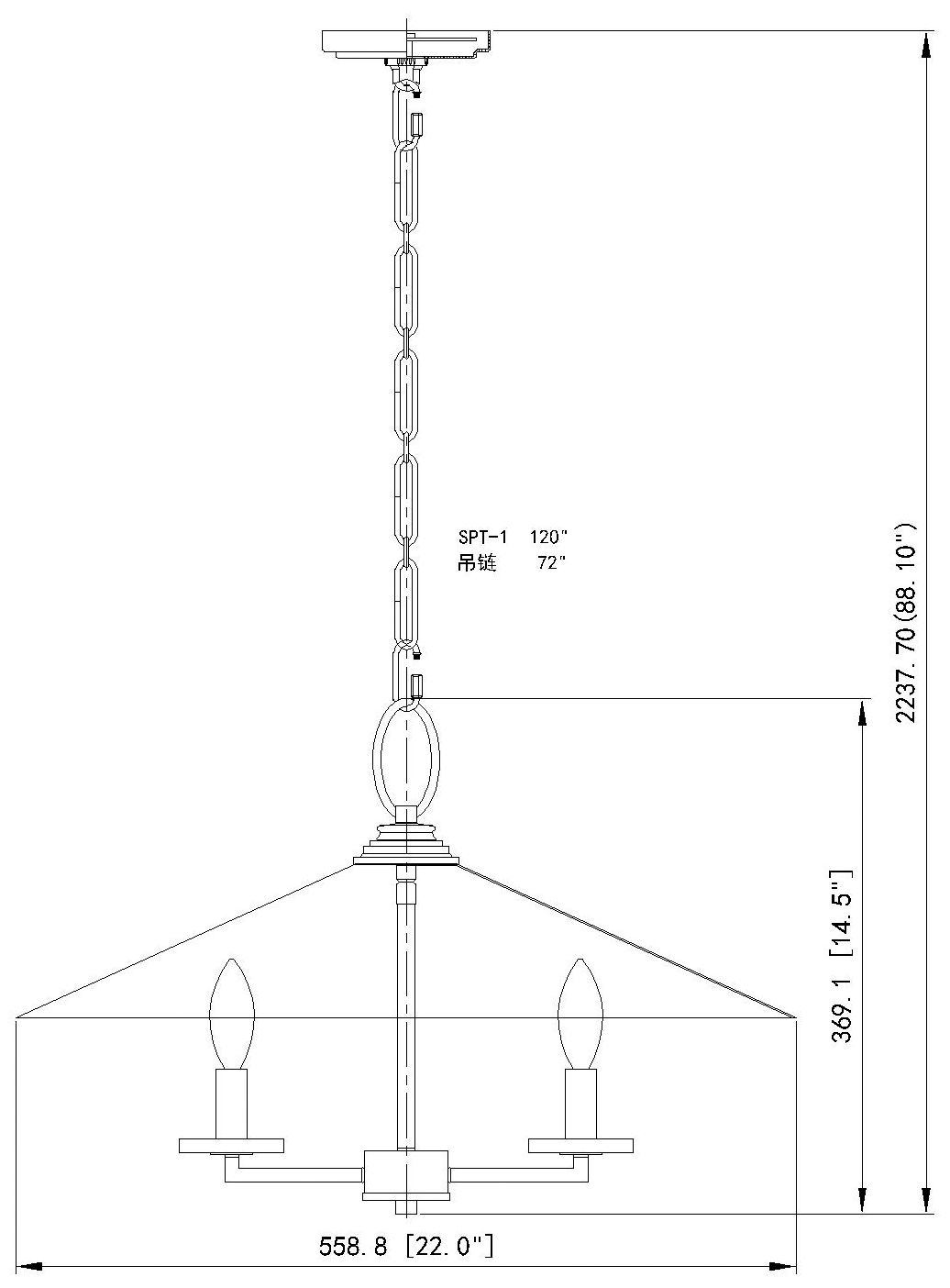 Image 6 Rialto by Z-Lite Signature Gold 22 inch 5 Light Pendant more views