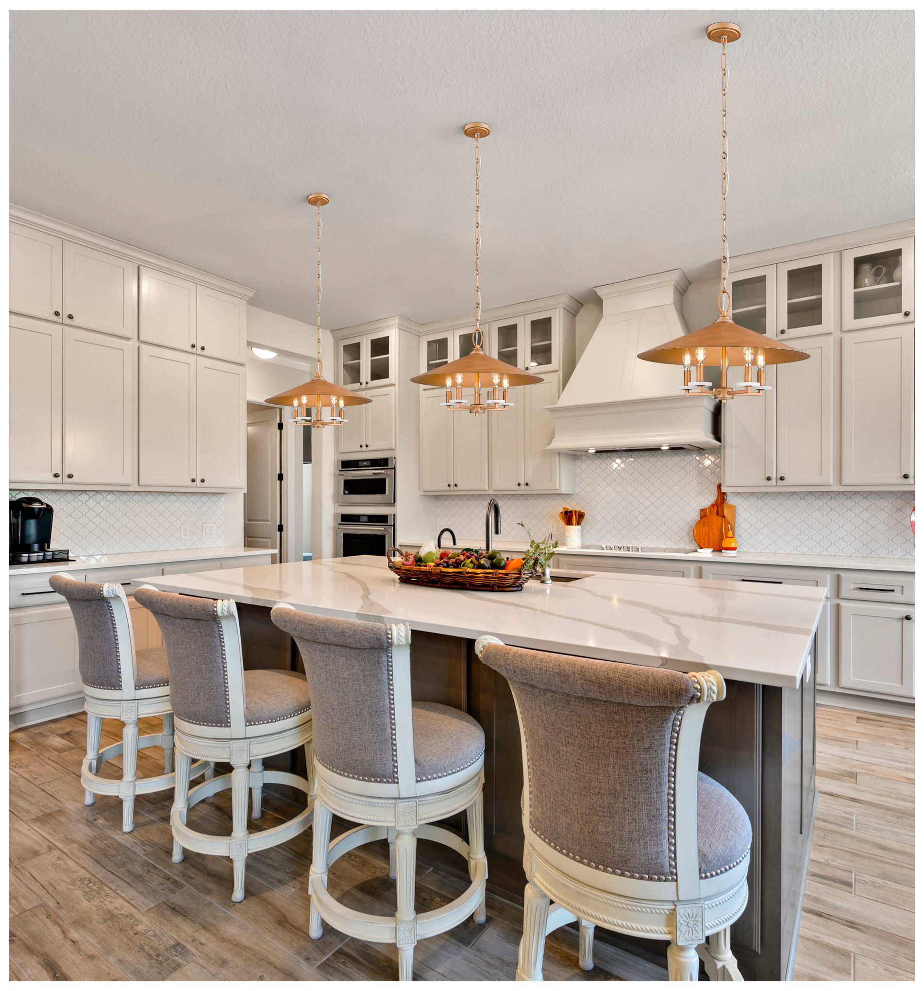 Image 7 Rialto by Z-Lite Signature Gold 22 inch 5 Light Pendant more views