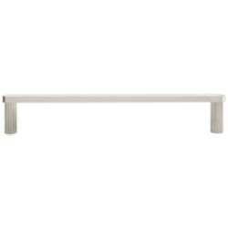 Ribbed Polished Nickel Metal 13" Wide Appliance Pull