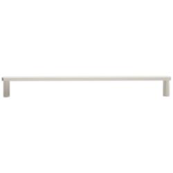 Ribbed Polished Nickel Metal 19" Wide Appliance Pull