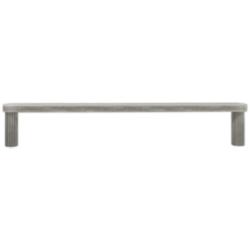 Ribbed Weathered Nickel Metal 13" Wide Appliance Pull