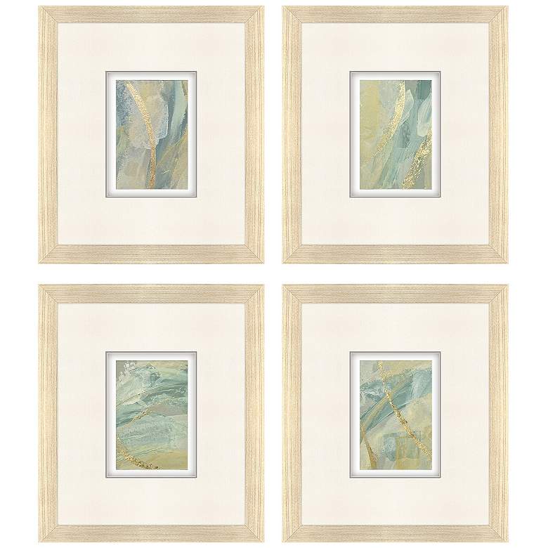 Image 2 Ribbon Dance II 18"W x 21"H Framed Art - Set of 4