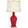 Ribbon Red Anya Table Lamp with President's Braid Trim