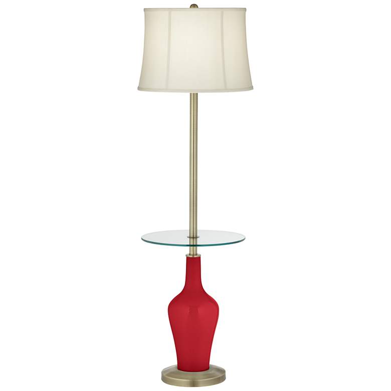 Image 1 Ribbon Red Anya Tray Table Floor Lamp