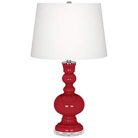 Image2 of Ribbon Red Apothecary Table Lamp with Dimmer