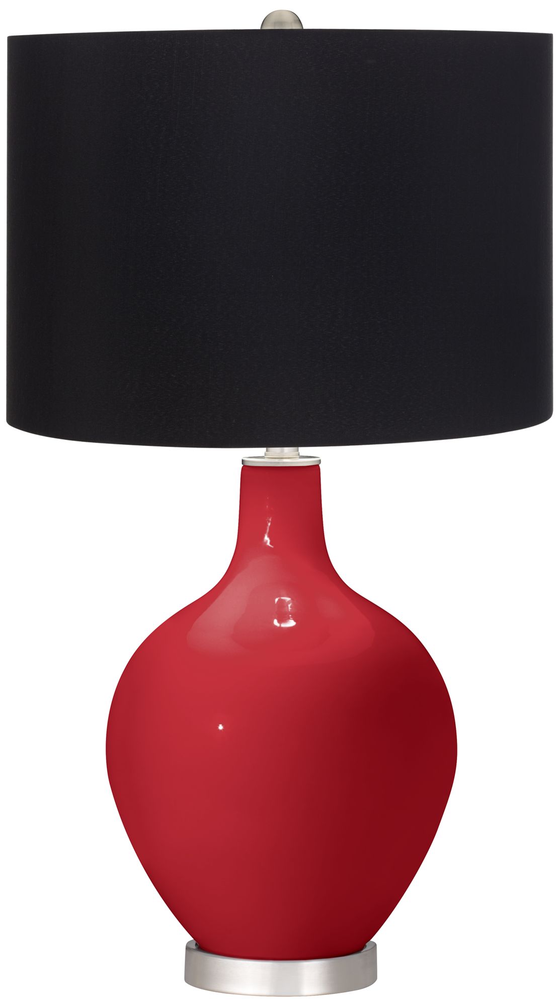 red black lamp