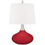 Ribbon Red Felix Modern Table Lamp
