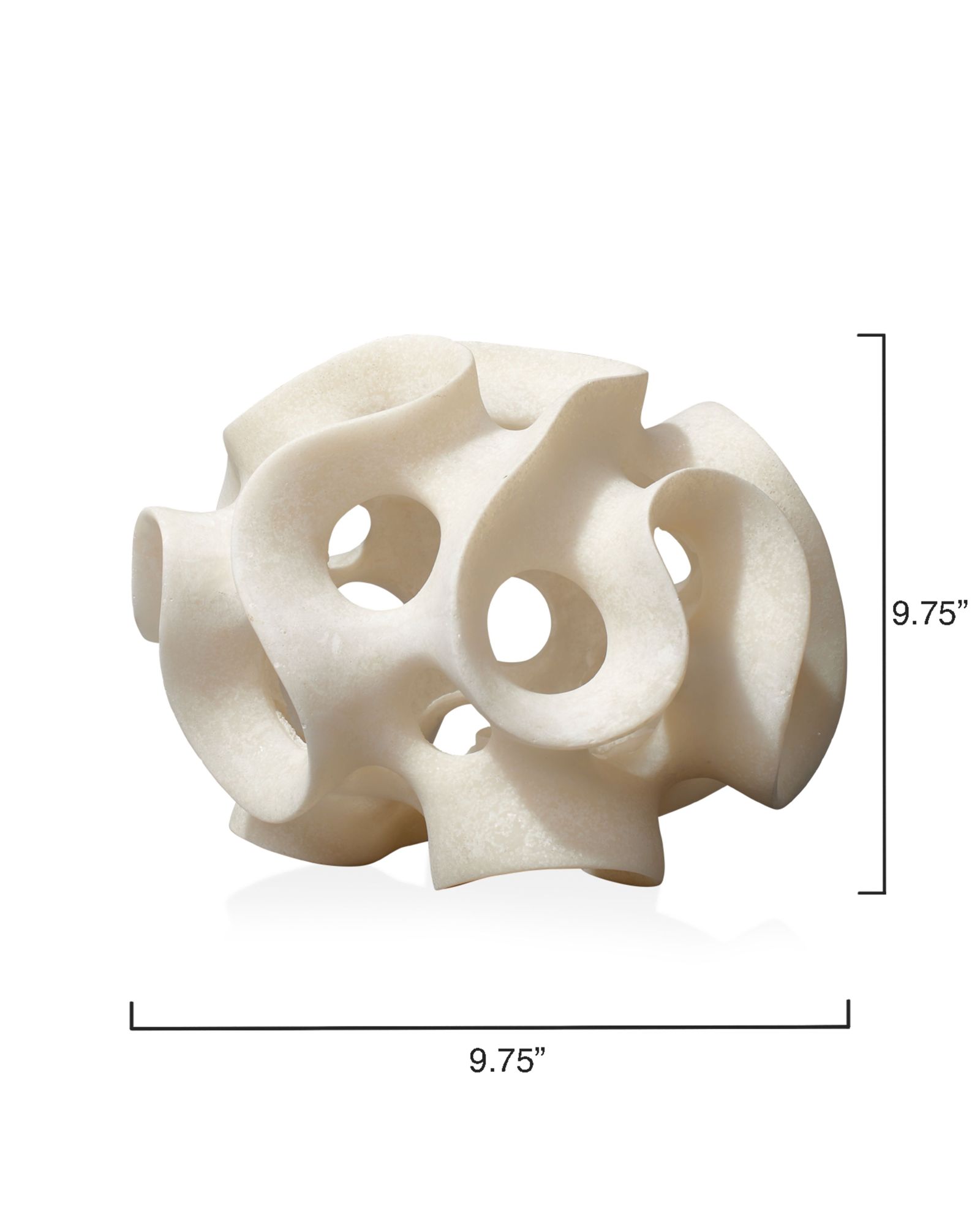 RIBBON SPHERE WHITE