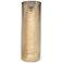 Ribbons 14K Gold 13 3/4" High Tall Metallic Glass Vase