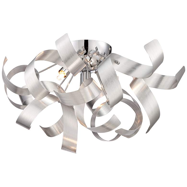 Image 2 Ribbons 16.5-in W Millenia Flush Mount more views