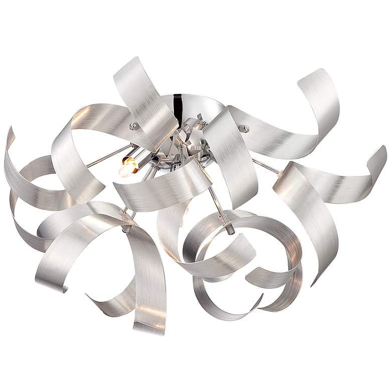 Image 3 Ribbons 16.5-in W Millenia Flush Mount more views