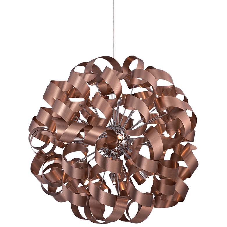 Image 1 Ribbons Foyer Piece Satin Copper