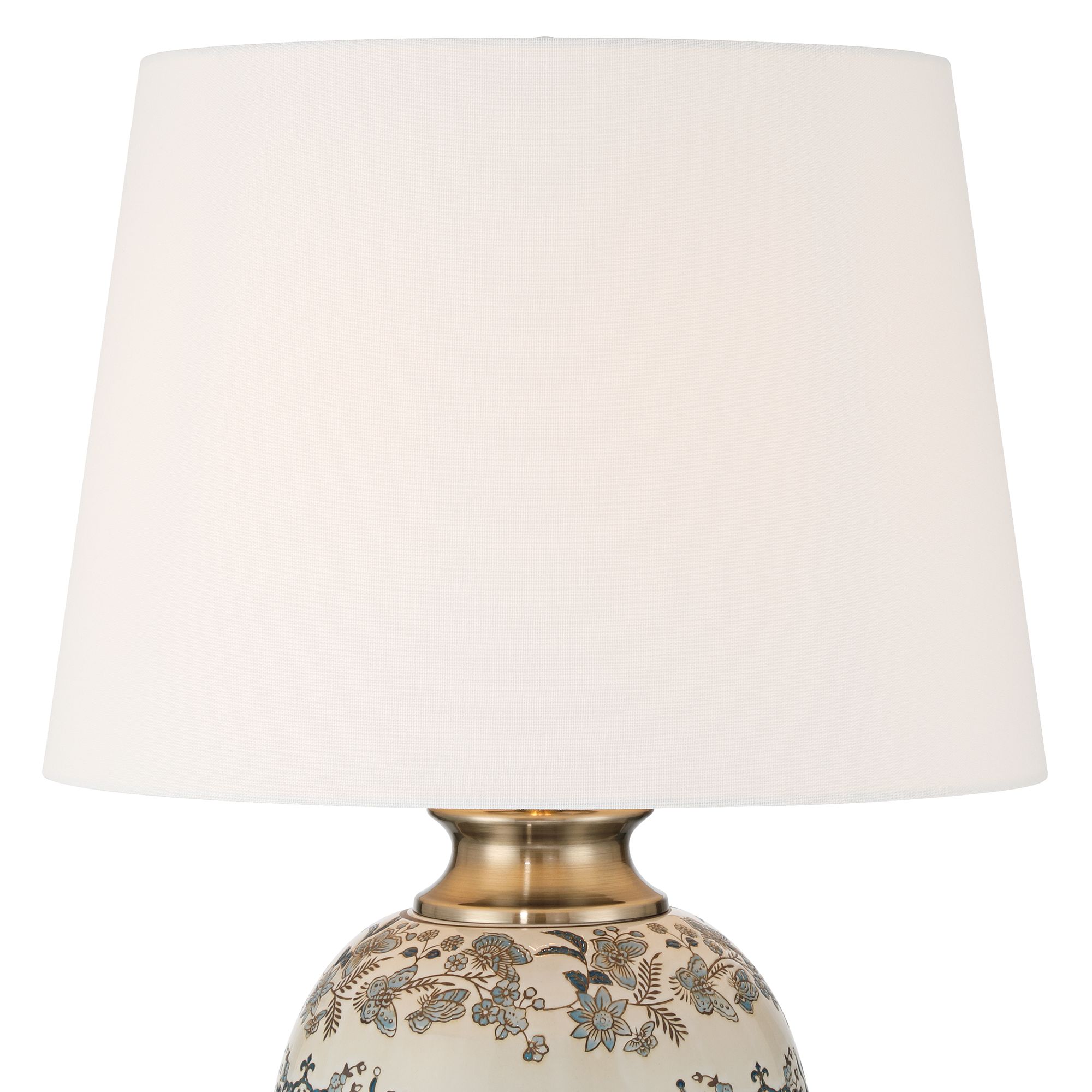 Image 4 Ricciardi 30 1/2" High Blue and White Porcelain Vase Table Lamp more views