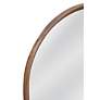 Richards Brown Mango Wood 43" Oversized Square Wall Mirror in scene
