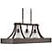 Richardson 36" Wide Bronze Kitchen Island Light Pendant