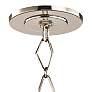Richie 13" Wide Polished Nickel and Black 4-Light Pendant