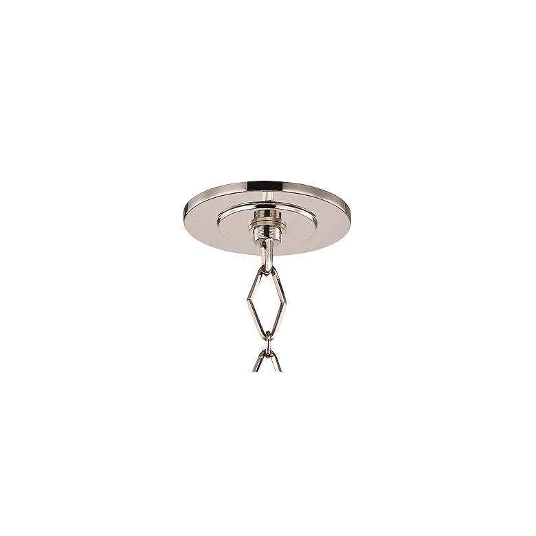 Image 3 Richie 18" Wide Polished Nickel and Black 8-Light Pendant more views