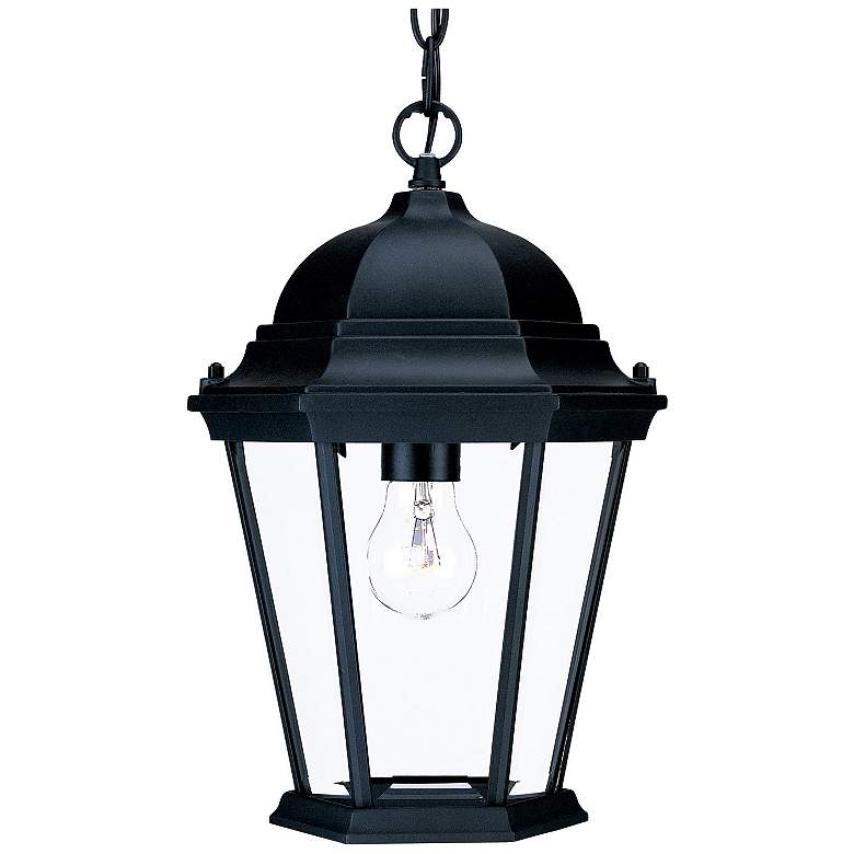 Image 1 Richmond 1-Light Matte Black Hanging Light