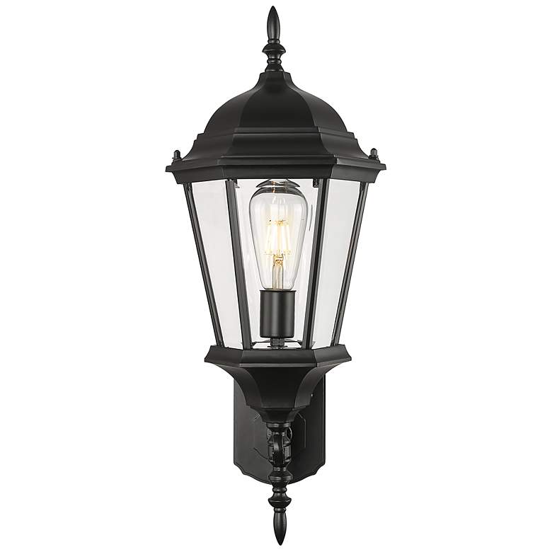 Image 2 Richmond 1-Light Matte Black Wall Light more views