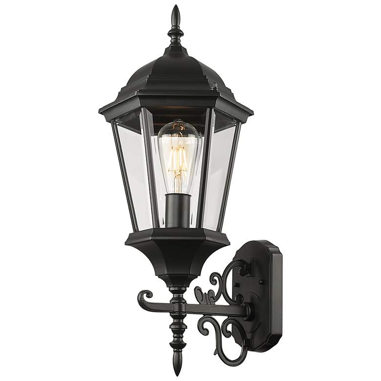 Image 4 Richmond 1-Light Matte Black Wall Light more views