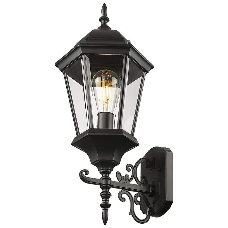 Image 5 Richmond 1-Light Matte Black Wall Light more views