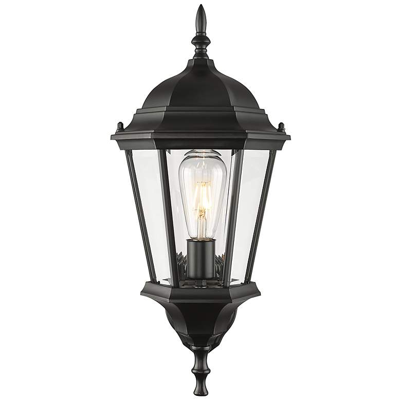 Image 2 Richmond 1-Light Matte Black Wall Light more views