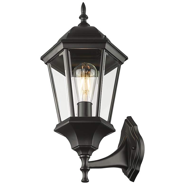 Image 4 Richmond 1-Light Matte Black Wall Light more views