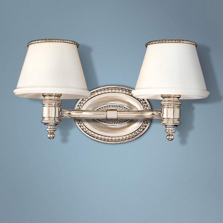 Image 1 Richmond 14 1/2" Wide 2-Light Bath Light with Glass Shades