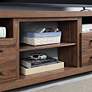 Richmond 60" Wide Brown Wood 2-Drawer TV Stand in scene