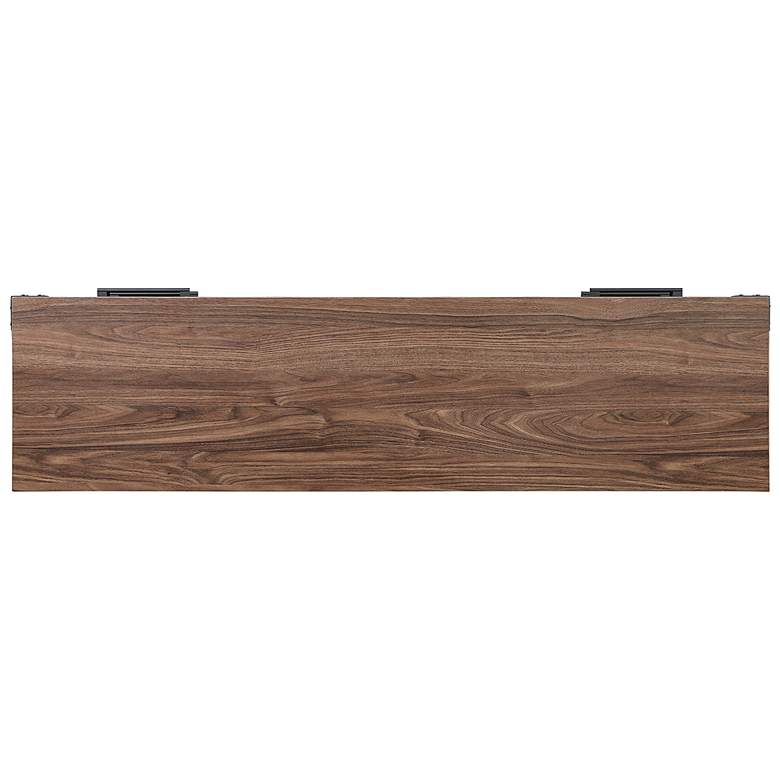 Image 7 Richmond 60" Wide Brown Wood 2-Drawer TV Stand more views