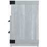 6_Richmond 60"W Gray Wood 2-Shelf 2-Drawer Electric Fireplace more views