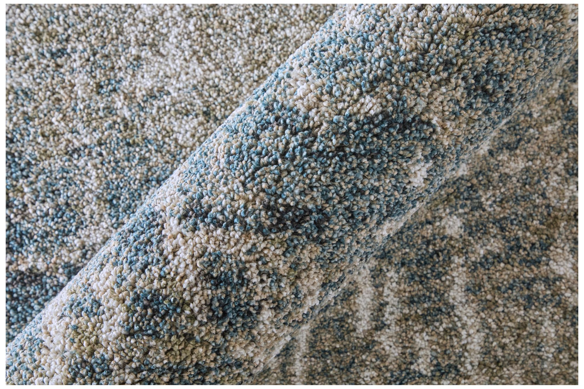 Image 7 Richmond Abstract Indoor Ivory Area Rug 39R5F 2'-6" x 7'-3" more views