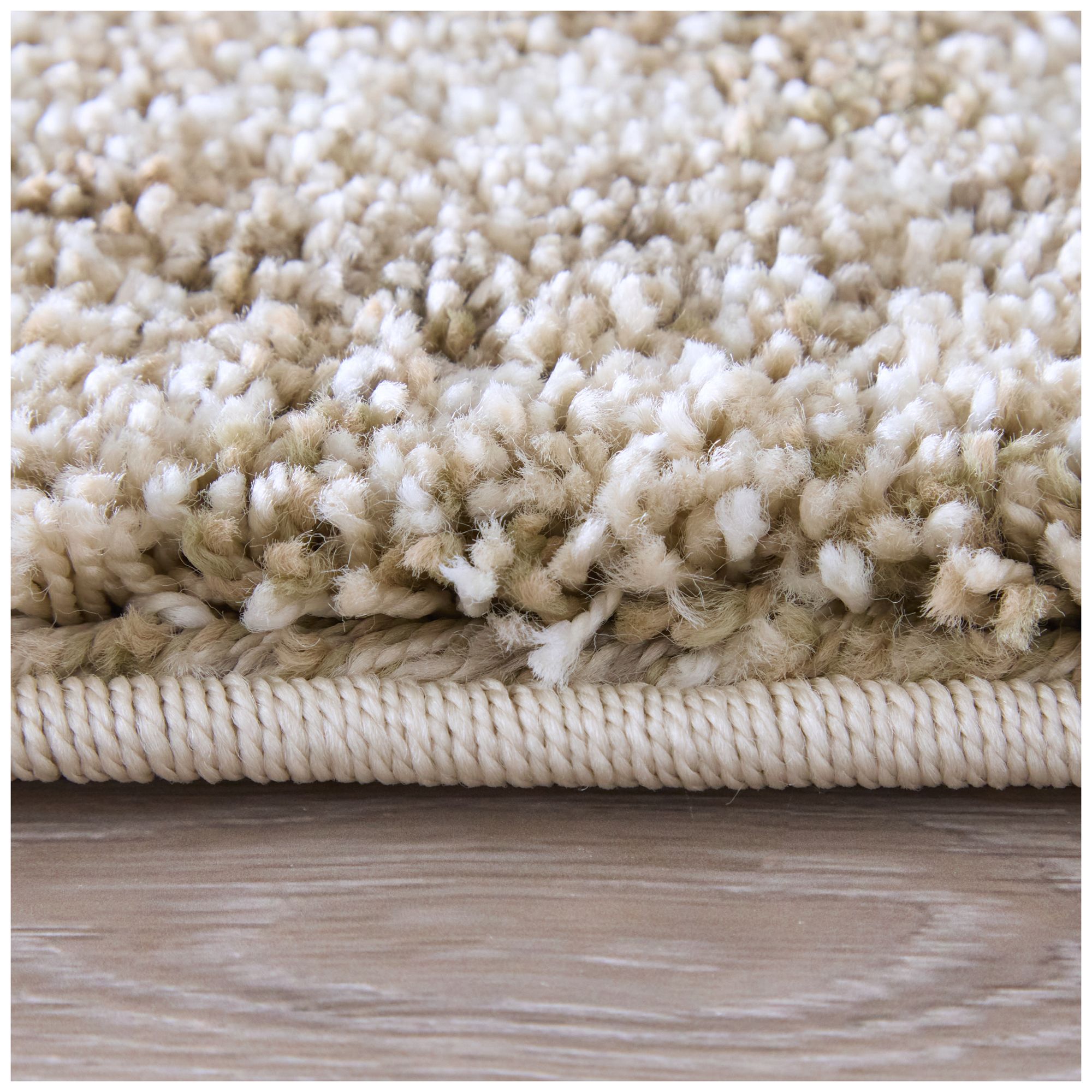 Richmond Abstract Indoor Ivory Area Rug 39R5F 6'-7" x 9'-6"