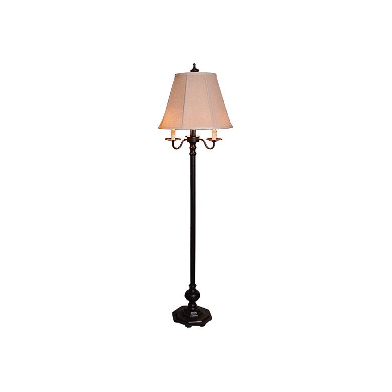 Image 1 Richmond Black Metal Floor Lamp