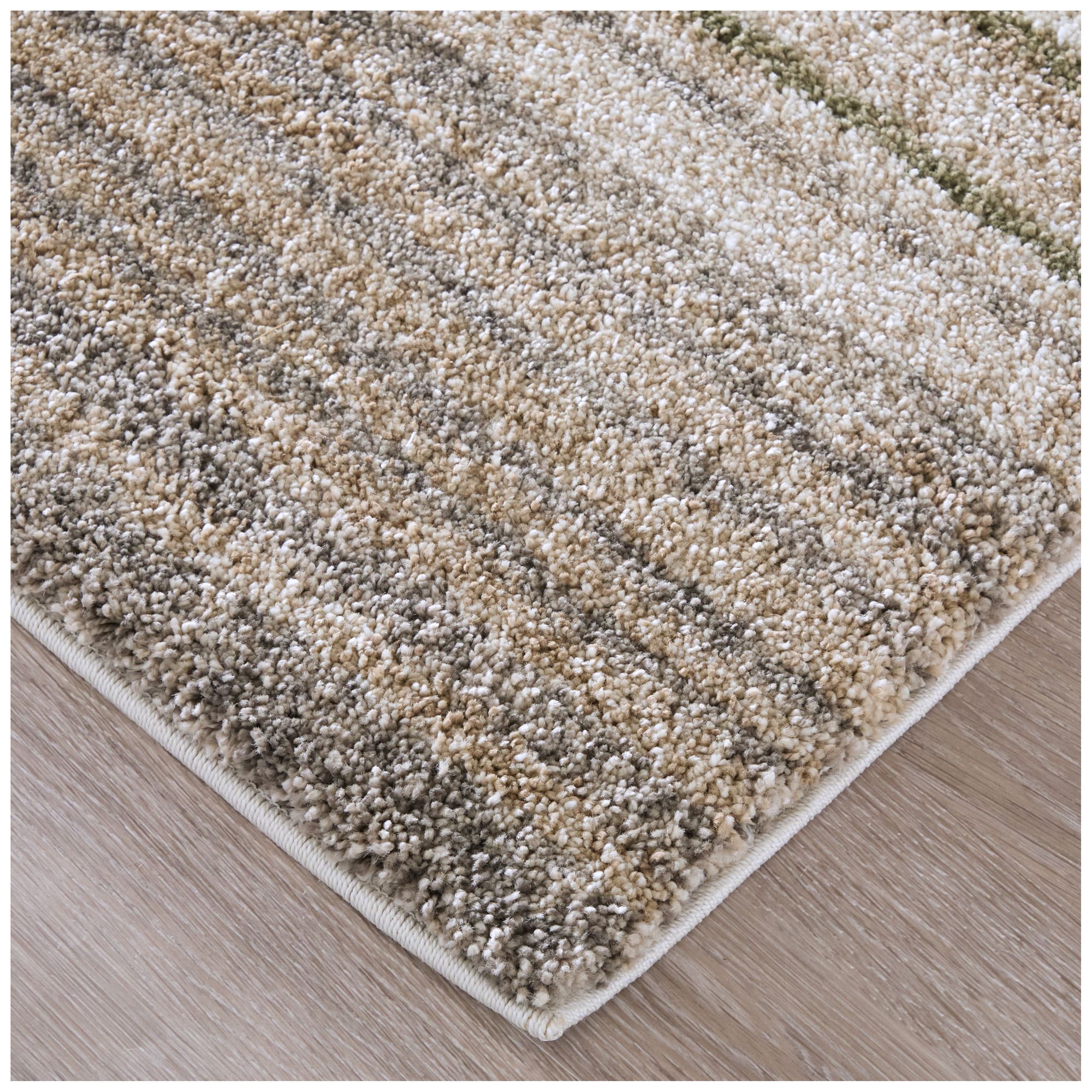 Image 4 Richmond Geometric Indoor Ivory Area Rug 39R3F 2'-6" x 7'-3" more views