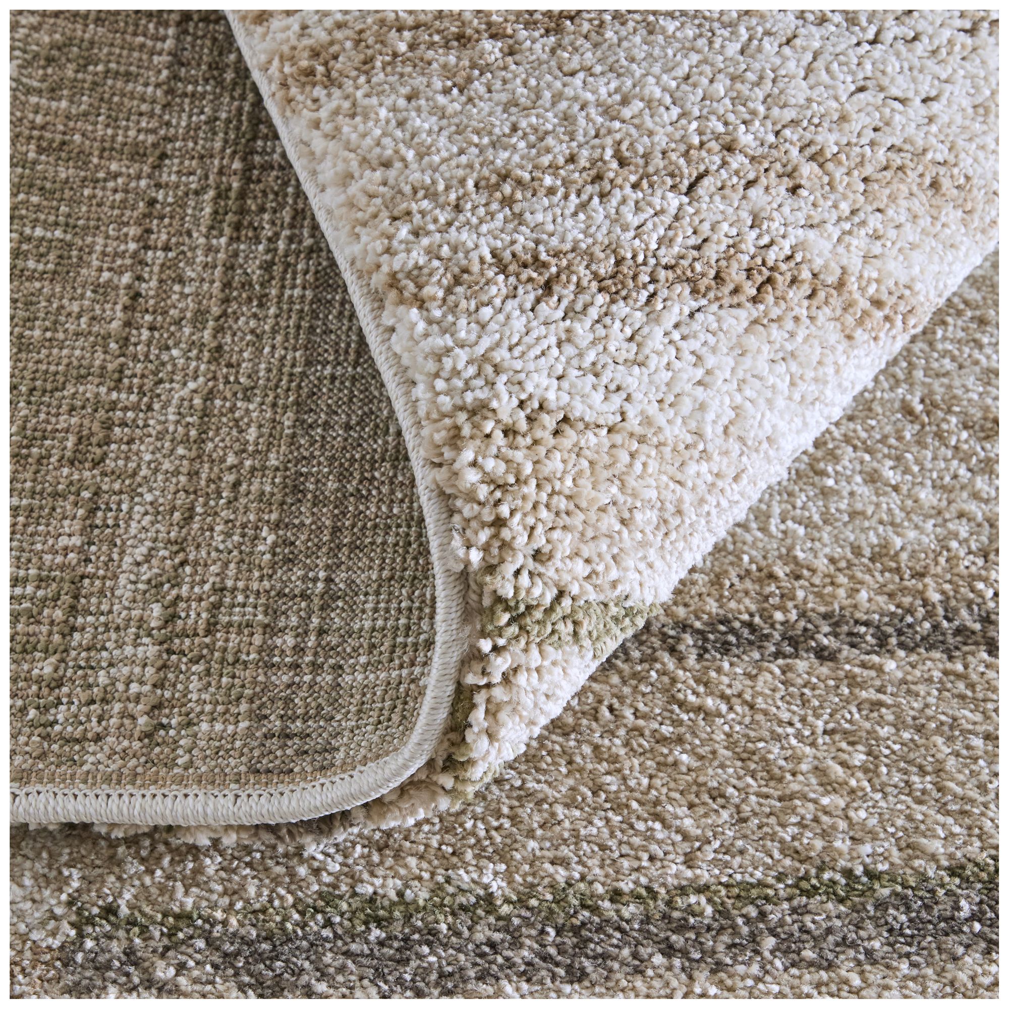 Richmond Geometric Indoor Ivory Area Rug 39R3F 2'-6" x 7'-3"