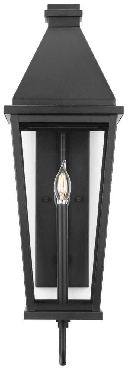 Image 6 Richmond Hill Collection One-Light Clear Glass Outdoor Large Wall Lantern more views