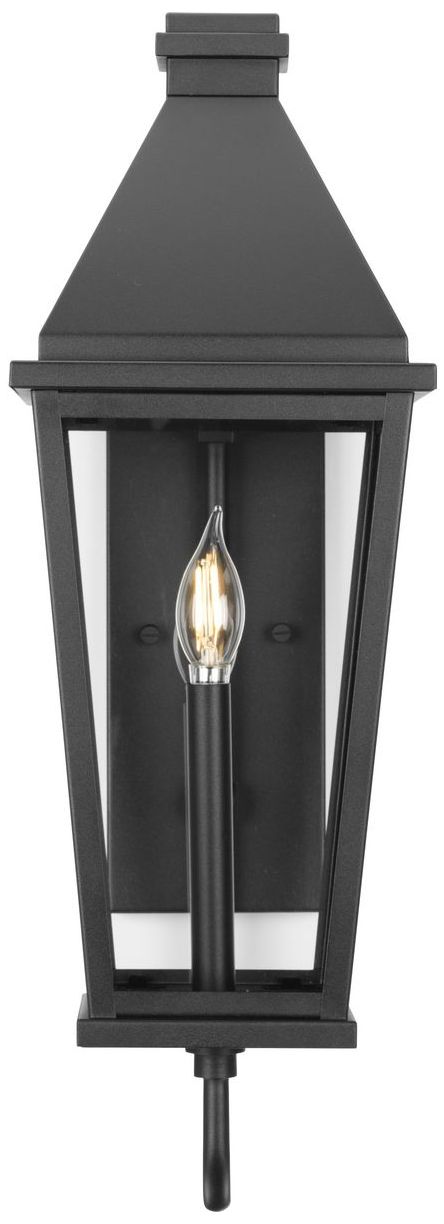 Image 6 Richmond Hill Collection One-Light Clear Glass Outdoor Medium Wall Lantern more views