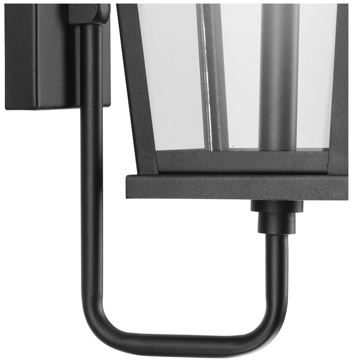 Richmond Hill Collection One-Light Clear Glass Outdoor Medium Wall Lantern