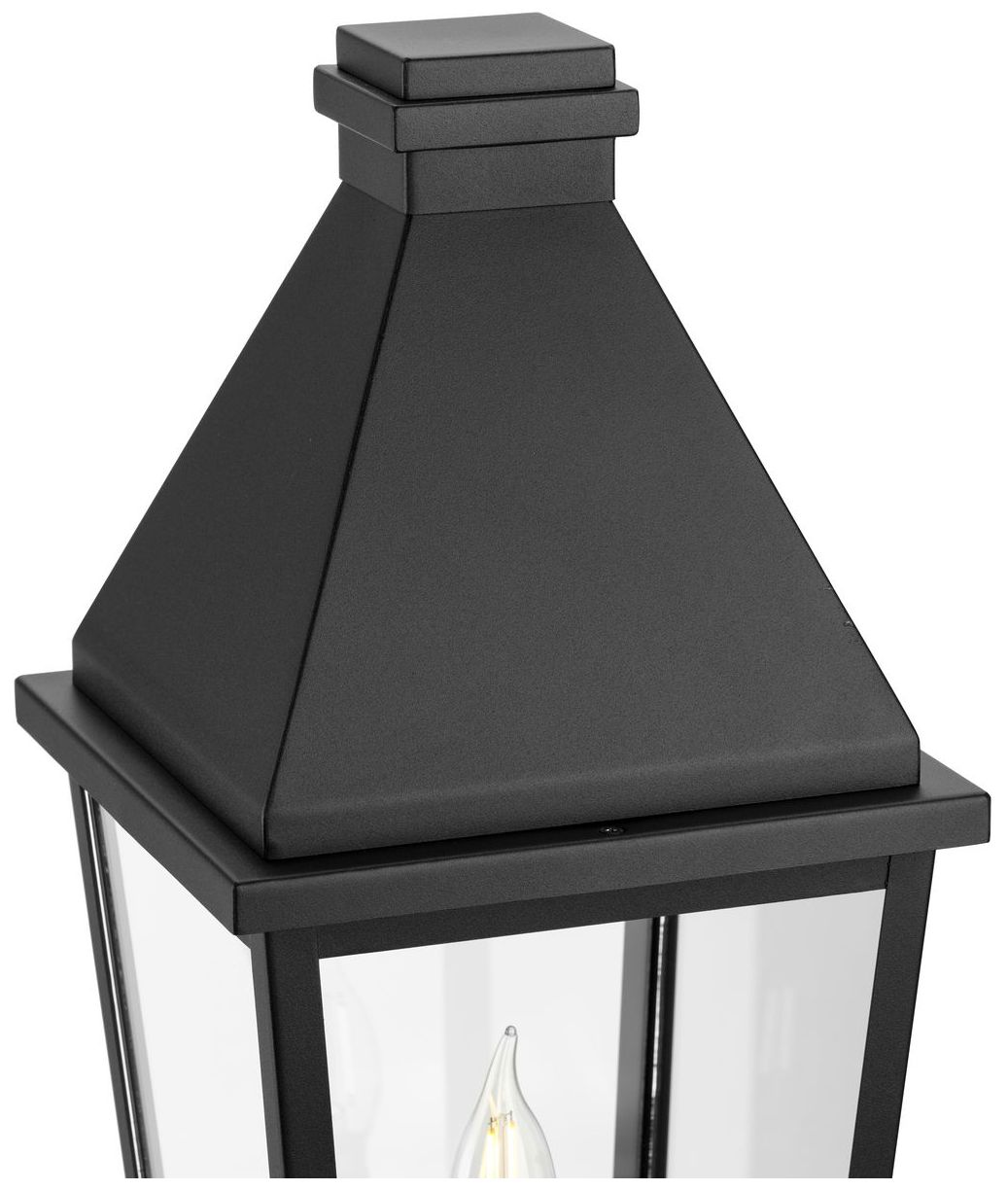 Image 7 Richmond Hill Collection One-Light Clear Glass Outdoor Post Light more views