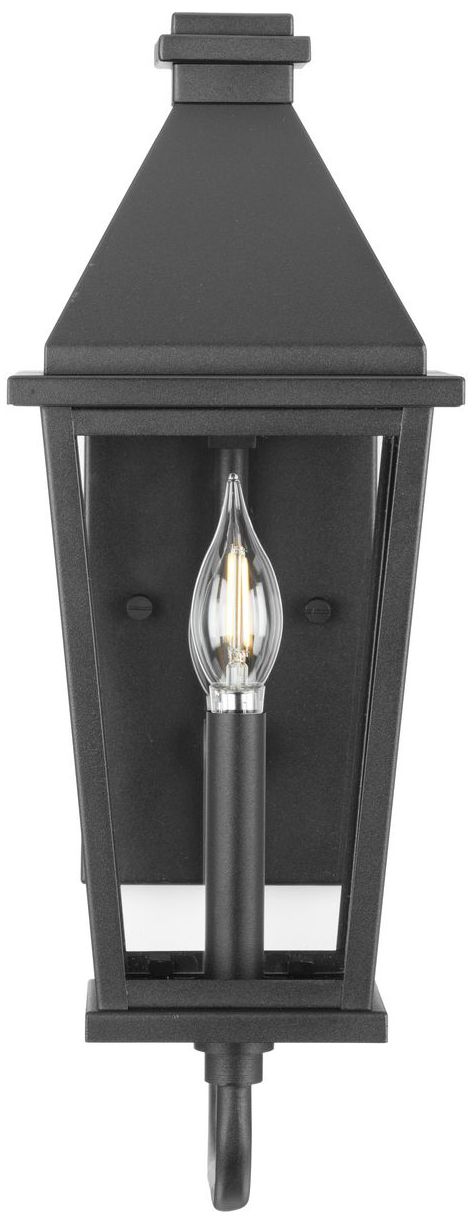 Image 6 Richmond Hill Collection One-Light Clear Glass Outdoor Small Wall Lantern more views