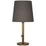 Rico Espinet Buster Chica Accent Lamp 29" Aged Brass w/ Gray Shade