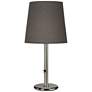 Rico Espinet Buster Chica Accent Lamp 29" Nickel w/ Taupe Shade