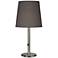 Rico Espinet Buster Chica Accent Lamp 29" Nickel w/ Taupe Shade