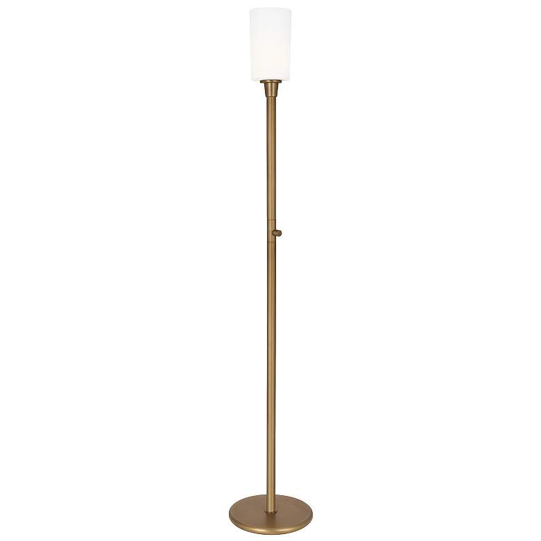 Image 1 Rico Espinet Nina 70.5" High Aged Brass Torchiere