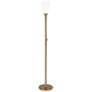 1_Rico Espinet Nina 70.5" High Aged Brass Torchiere