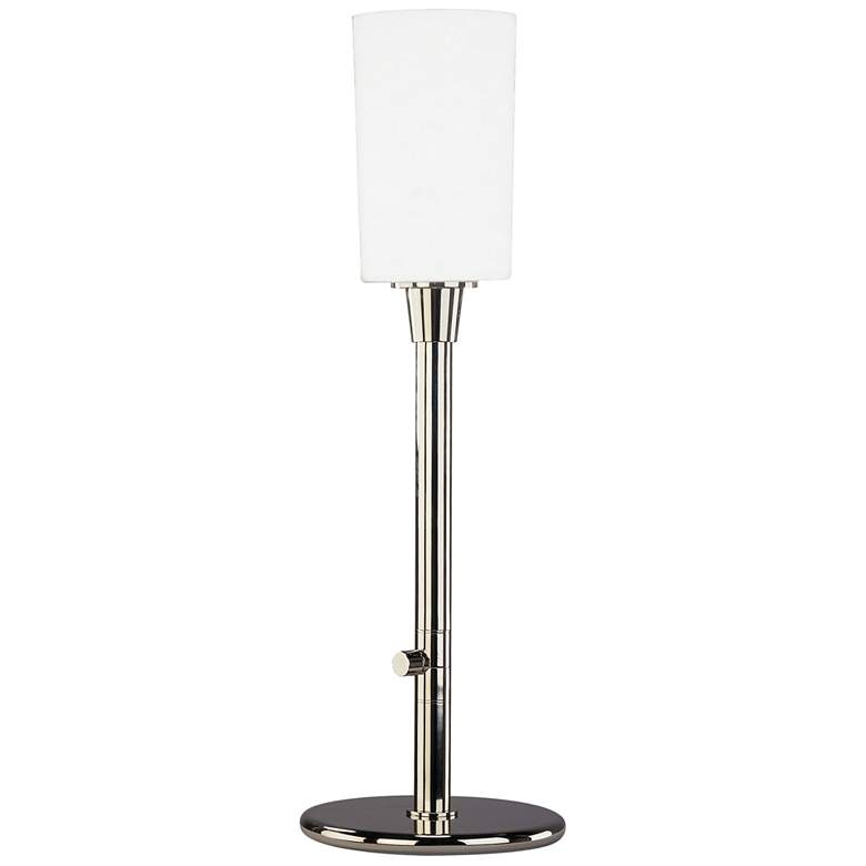 Image 1 Rico Espinet Nina Table Lamp Polished Nickel White Frosted Glass Shade