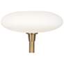 2_Rico Espinet Ovo 66" High Aged Brass Torchiere more views