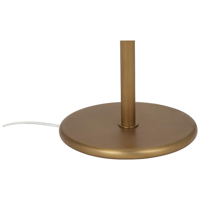 Image 3 Rico Espinet Ovo 66" High Aged Brass Torchiere more views