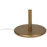3_Rico Espinet Ovo 66" High Aged Brass Torchiere more views